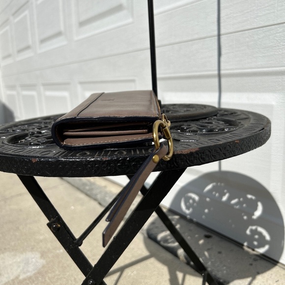 Frye Zip Wallet Grey Leather - Picture 8 of 8